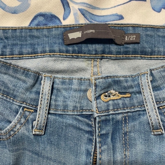 Levi’s Light Blue Leggings Jeans - Picture 2 of 7
